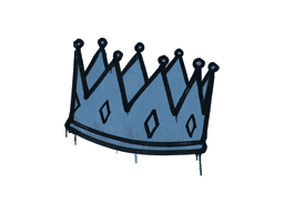 Sealed Graffiti | King Me (Monarch Blue)