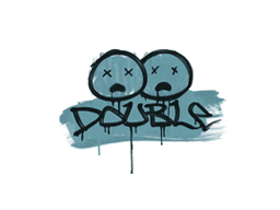 Sealed Graffiti | Double (Wire Blue)