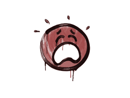 Sealed Graffiti | QQ (Blood Red)