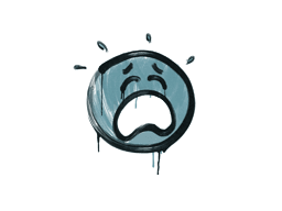 Sealed Graffiti | QQ (Wire Blue)