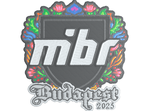 Sticker | MIBR (Embroidered) | Budapest 2025