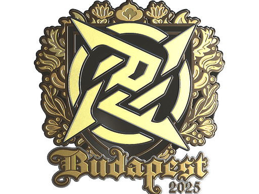 Sticker | Ninjas in Pyjamas (Gold) | Budapest 2025