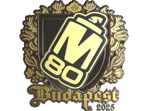 Sticker | M80 (Gold) | Budapest 2025