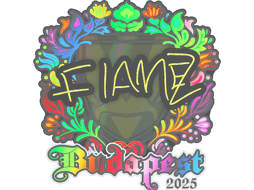 Sticker | FlameZ (Holo) | Budapest 2025