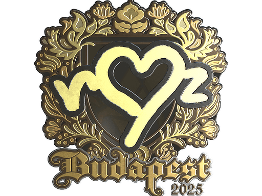 Sticker | ropz (Gold) | Budapest 2025