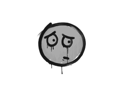 Sealed Graffiti | Worry (Shark White)