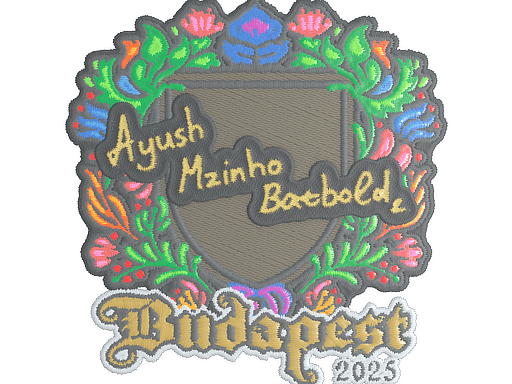 Sticker | mzinho (Embroidered) | Budapest 2025