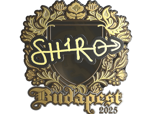 Sticker | sh1ro (Gold) | Budapest 2025