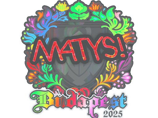 Sticker | MATYS (Holo) | Budapest 2025