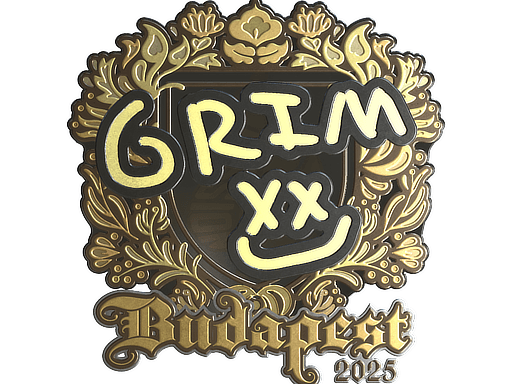 Sticker | Grim (Gold) | Budapest 2025