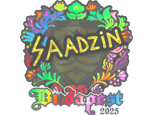 Sticker | saadzin (Holo) | Budapest 2025
