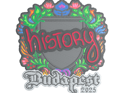 Sticker | History (Embroidered) | Budapest 2025