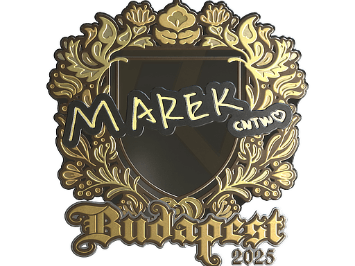 Sticker | Marek (Gold) | Budapest 2025