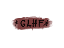 Sealed Graffiti | GLHF (Brick Red)