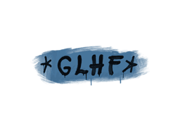 Sealed Graffiti | GLHF (Monarch Blue)