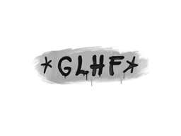 Sealed Graffiti | GLHF (Shark White)