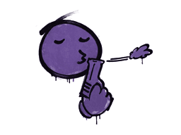 Sealed Graffiti | Quickdraw (Monster Purple)