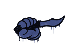 Sealed Graffiti | Backstab (SWAT Blue)