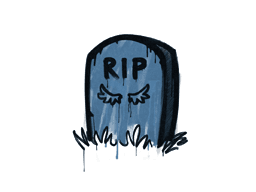 Sealed Graffiti | Tombstone (Monarch Blue)