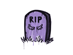 Sealed Graffiti | Tombstone (Violent Violet)