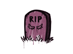 Sealed Graffiti | Tombstone (Princess Pink)