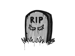 Sealed Graffiti | Tombstone (Shark White)