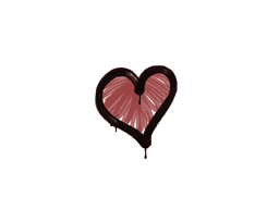 Sealed Graffiti | Heart (Blood Red)