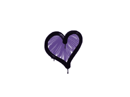 Sealed Graffiti | Heart (Monster Purple)