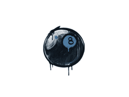 Sealed Graffiti | 8-Ball (Monarch Blue)