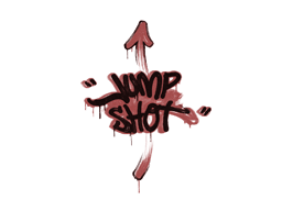 Sealed Graffiti | Jump Shot (Blood Red)