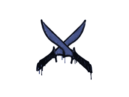 Sealed Graffiti | X-Knives (SWAT Blue)