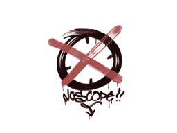 Sealed Graffiti | Noscope (Blood Red)