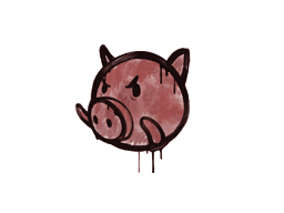 Sealed Graffiti | Piggles (Blood Red)