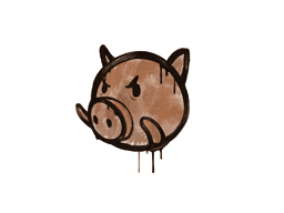 Sealed Graffiti | Piggles (Tiger Orange)