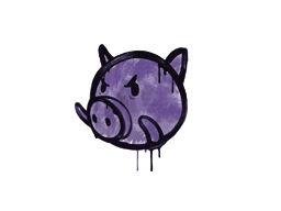 Sealed Graffiti | Piggles (Monster Purple)