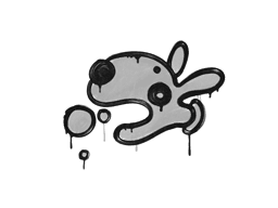 Sealed Graffiti | Popdog (Shark White)