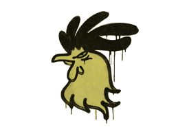 Sealed Graffiti | Cocky (Tracer Yellow)