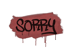Sealed Graffiti | Sorry (Blood Red)
