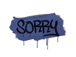 Sealed Graffiti | Sorry (SWAT Blue)