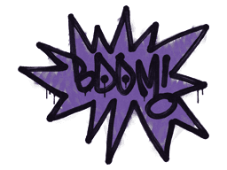 Sealed Graffiti | BOOM (Monster Purple)