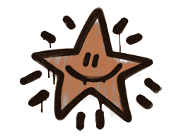 Sealed Graffiti | Shining Star (Tiger Orange)