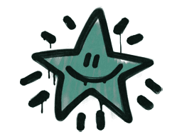 Sealed Graffiti | Shining Star (Frog Green)