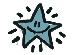 Sealed Graffiti | Shining Star (Wire Blue)