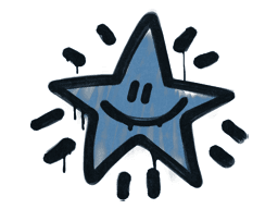 Sealed Graffiti | Shining Star (Monarch Blue)