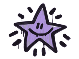 Sealed Graffiti | Shining Star (Violent Violet)