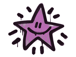 Sealed Graffiti | Shining Star (Bazooka Pink)