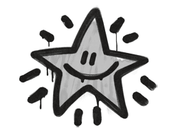 Sealed Graffiti | Shining Star (Shark White)