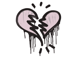 Sealed Graffiti | Broken Heart (War Pig Pink)