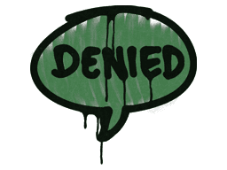 Sealed Graffiti | Denied (Jungle Green)