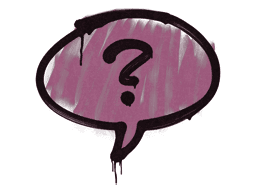 Sealed Graffiti | Question Mark (Princess Pink)